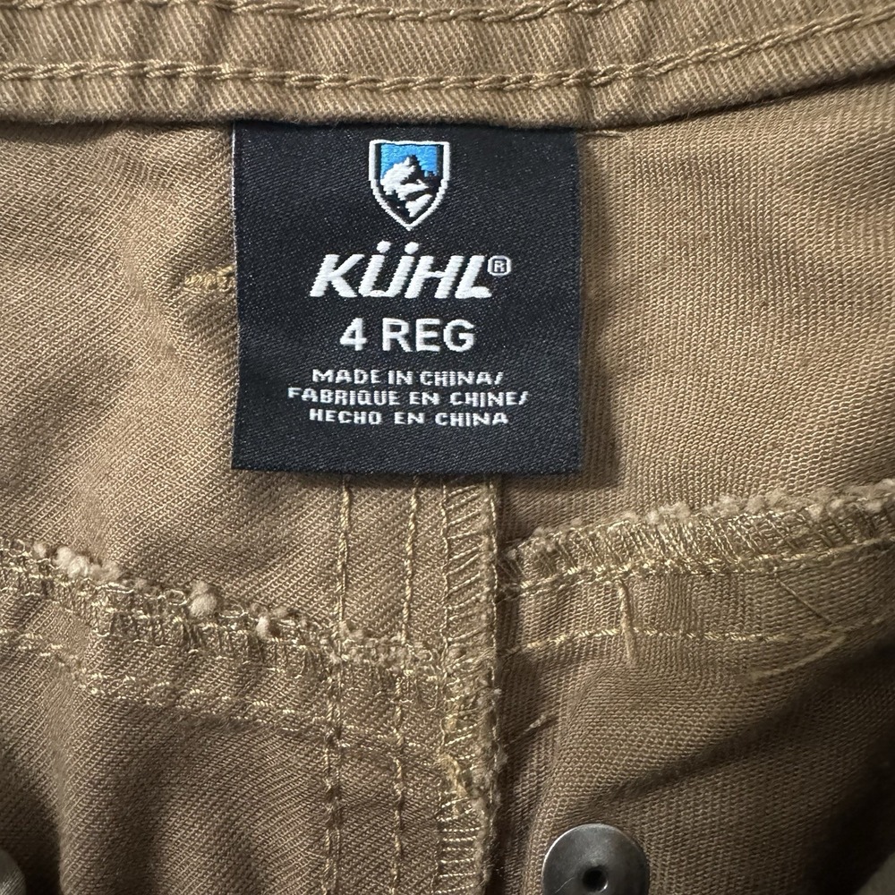 Kuhl Rydr Pants Womens 4 Brown Bootcut Twill Chore Hiking Outdoor Rugged Stretch - Picture 2 of 6